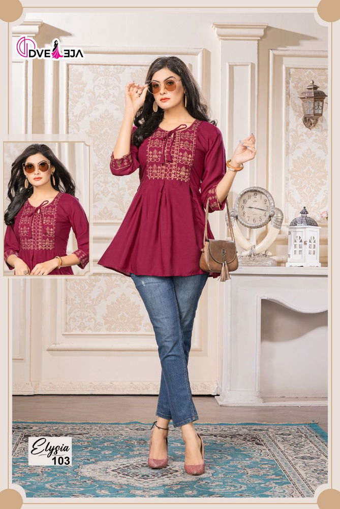 Dveeja Elysia Vol 1 Western Wear Wholesale Ladies Top